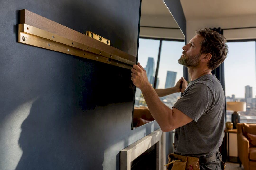 Heavy Mirror Hanging: French Cleat Safety Pros Use at 100 Pounds